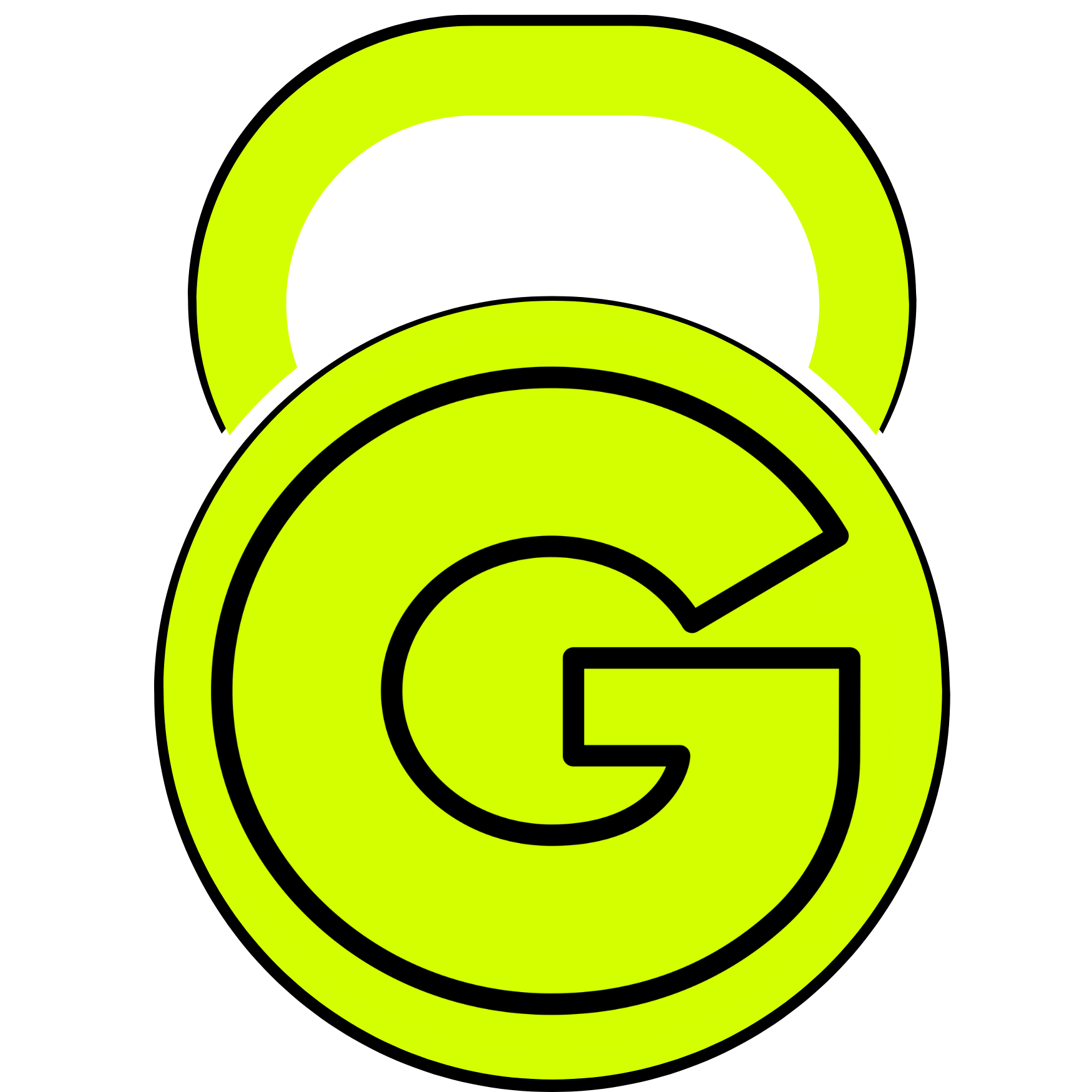 Neon Green Dark Bold Fitness Logo (3)